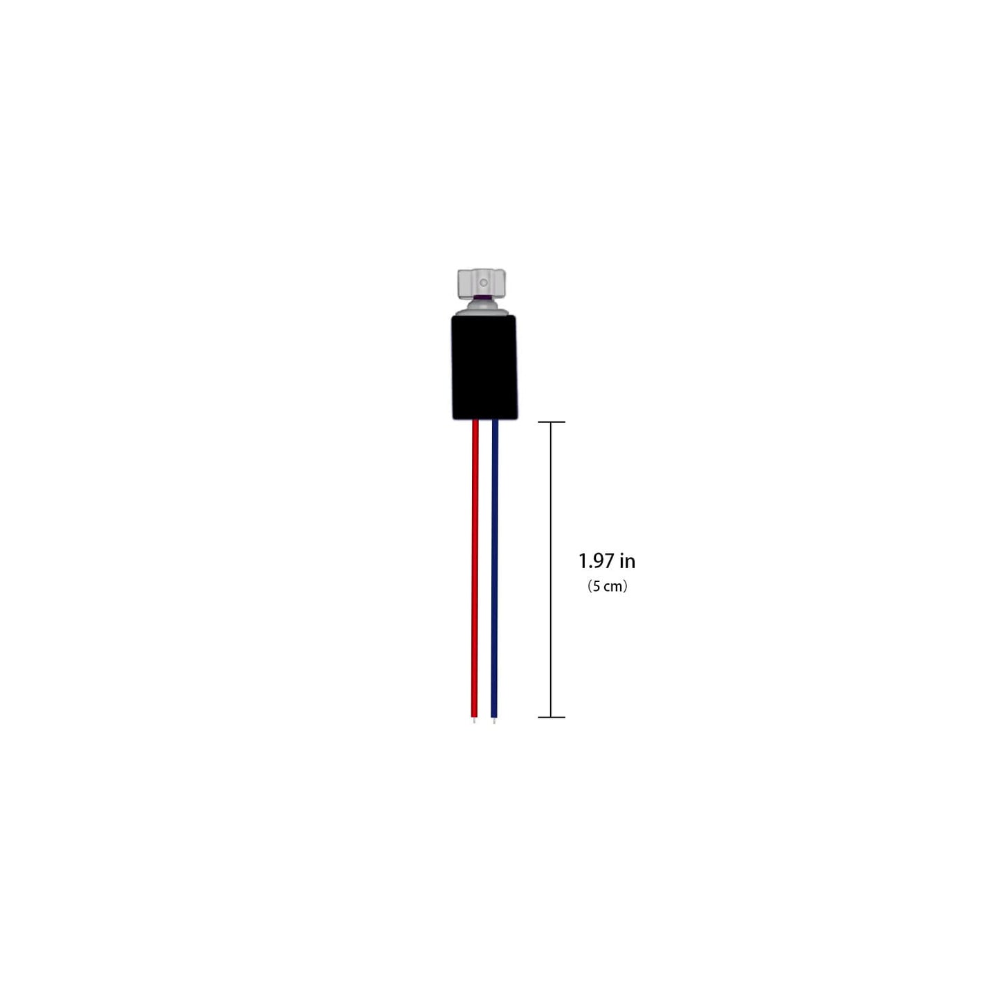 20Pcs DC 3V 3500RPM Pager Cell Phone Micro Vibration Motor 4mm x 8mm(Black)