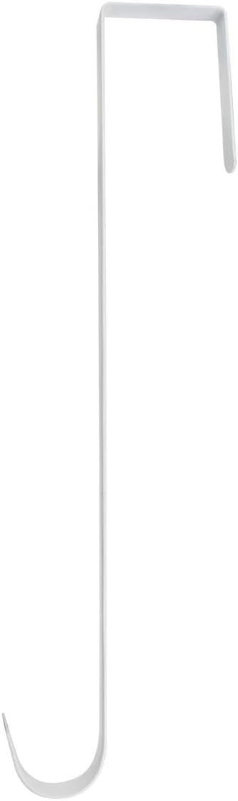 15 Inches Heavy Duty Wreath Hanger for Front Door Door Large Wreath Hanger Christmas Wreaths Decorative Hook Premium Sturdy Metal White