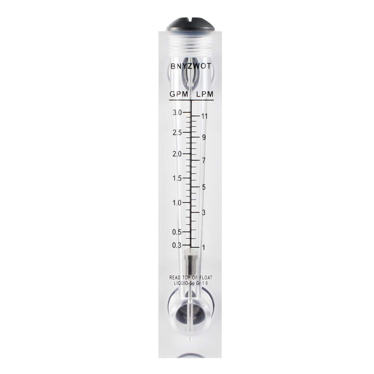 LZT M-15 0.3-3GPM 1-11LPM Water Flow Meter Panel Mount Type Flowmeter
