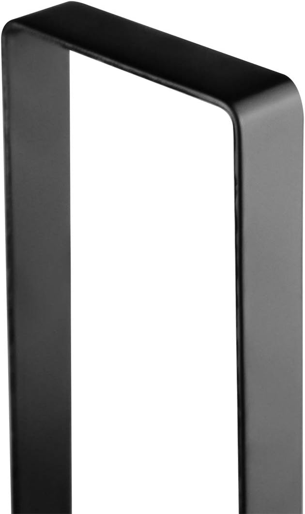 15 Inches Double Side Wreath Hangers Over The Door - Large Wreath Metal Hook for Christmas Wreath Front Door Hanger - Holds 2 Wreaths with This 2 Sided Hanger (Black)