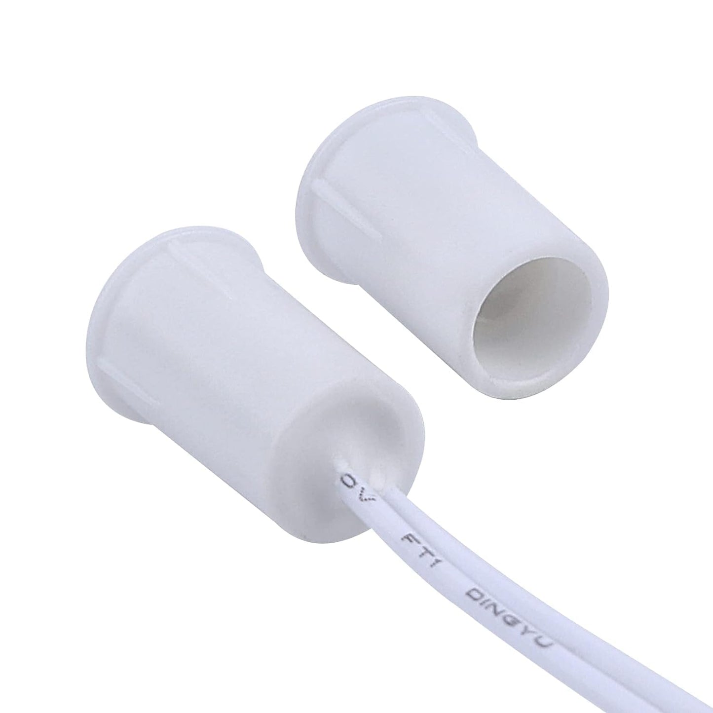 RC-33 NC Recessed Wired Security Window Door Contact Sensor Alarm Magnetic Reed Switch White 10 Pair