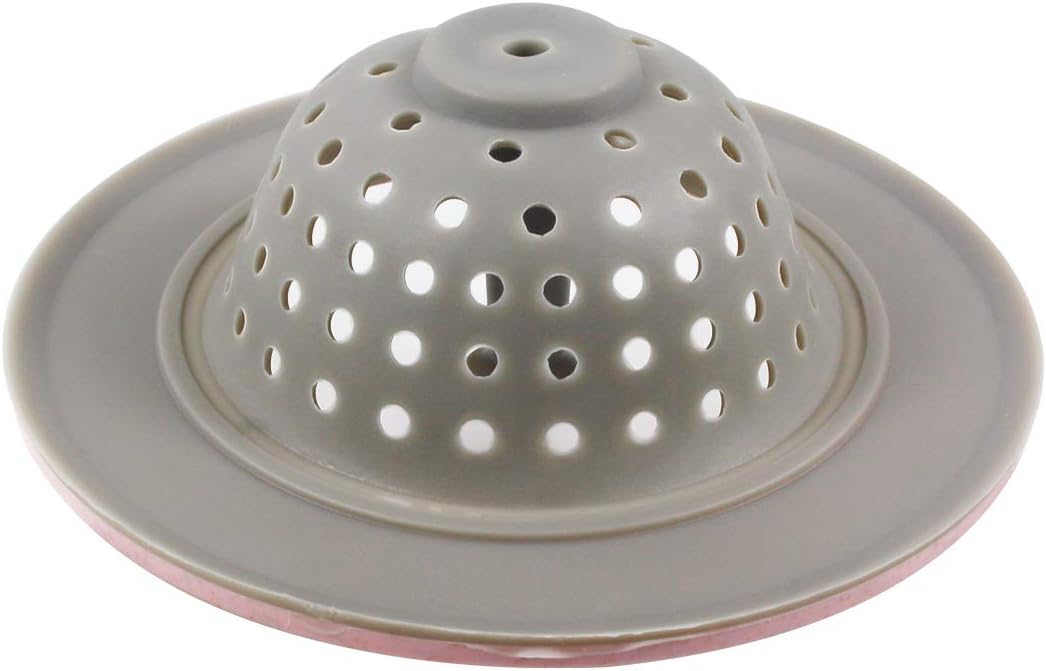 Kitchen Silicone Sink Strainer Garbage Disposal Strainer Sink Drain Catcher Plug Drain Cover Kitchen Sink Basket for Kitchen Sinks Silicone Pink 4 Pack