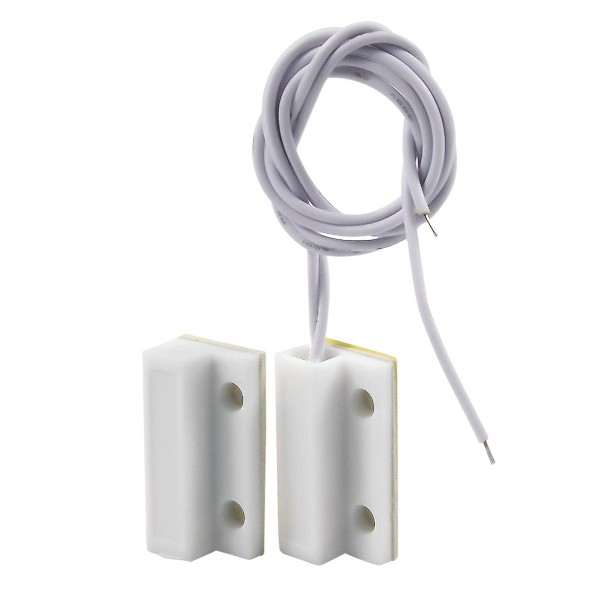 MC-38 Surface Mount Wired NC Door Sensor Alarm Magnetic Reed Switch White 10 Pair