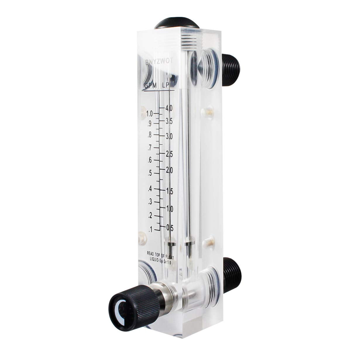 Water Liquid Flow Meter Tool Flowmeter Instrument M-15 0.1-1GPM 0.5-4LPM