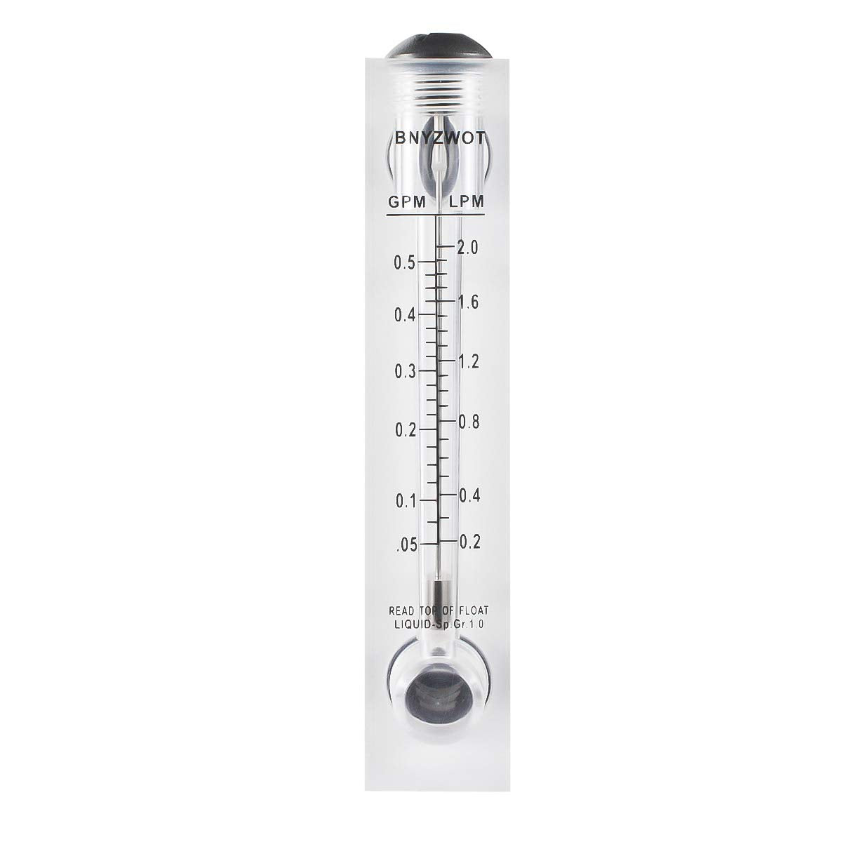 Tubig Liquid Daloy ng Metro Flowmeter 1/2 PT Thread M-15 0.05-0.5GPM 0.2-2LPM