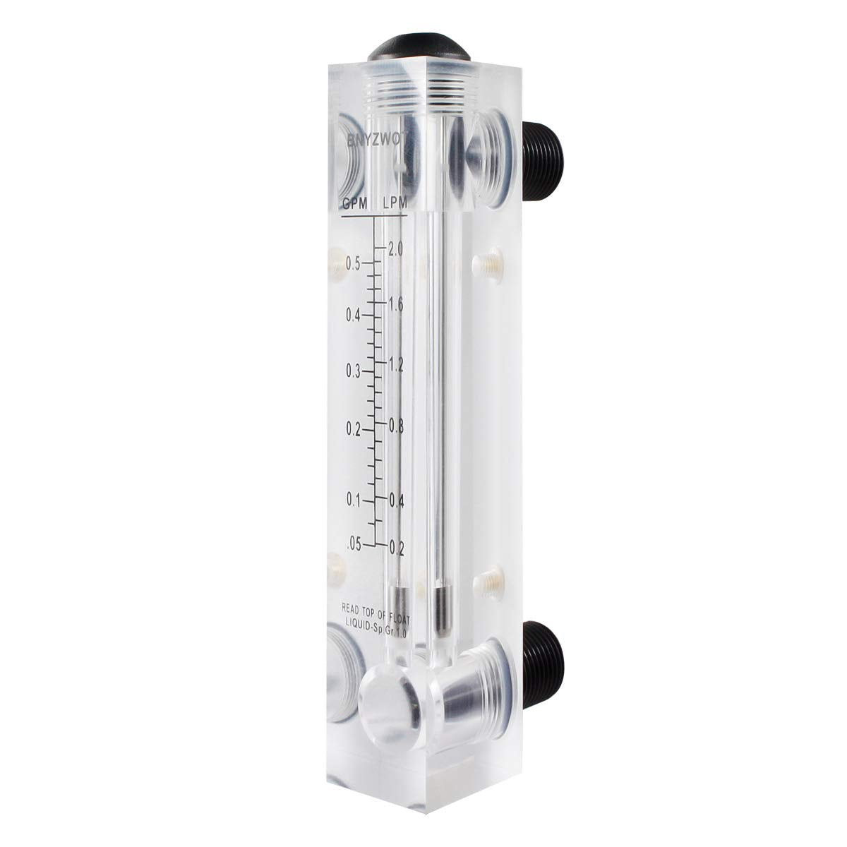 Tubig Liquid Daloy ng Metro Flowmeter 1/2 PT Thread M-15 0.05-0.5GPM 0.2-2LPM