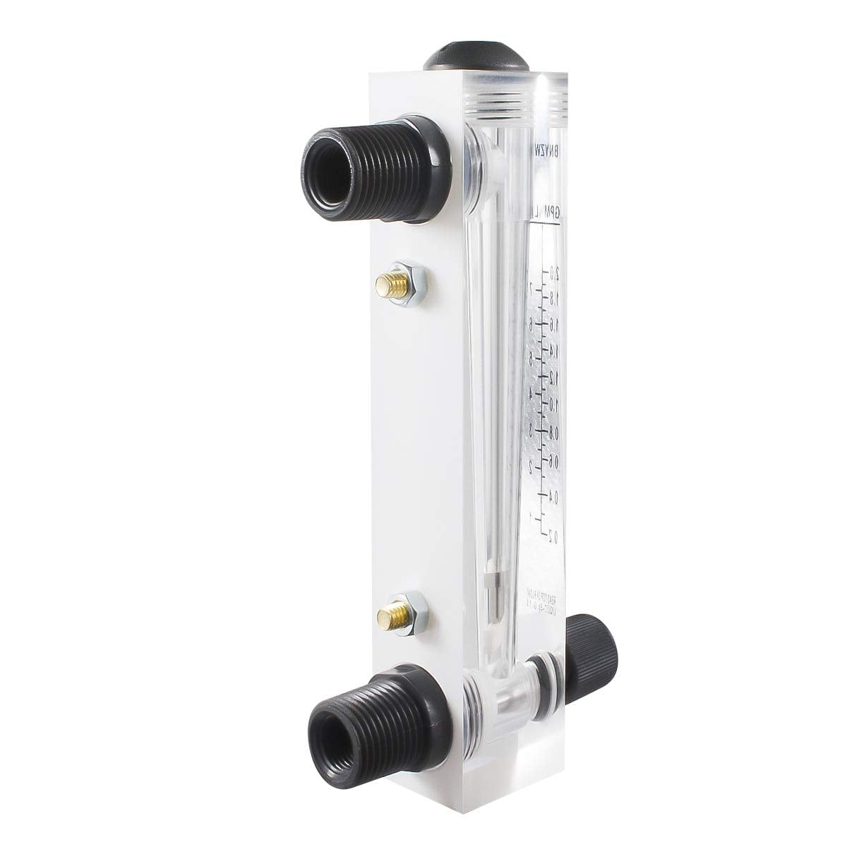 Tubig Liquid Daloy ng Metro Flowmeter 1/2 PT Thread M-15 0.2-2GPM 1-7LPM