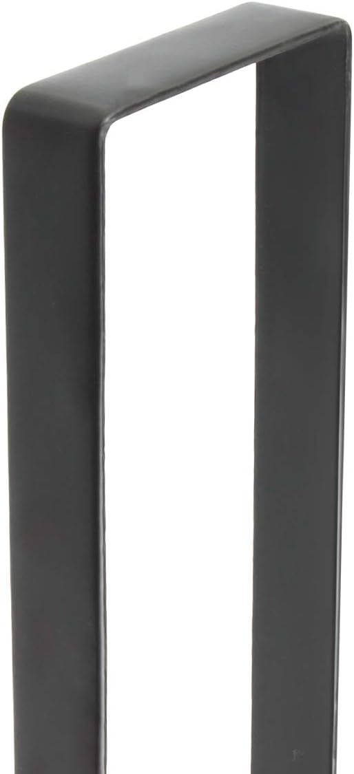 12 Inches Over The Door Black Metal Double Wreath Hanger - Holds 2 Wreaths with This 2 Sided Hanger - Premium Sturdy Metal