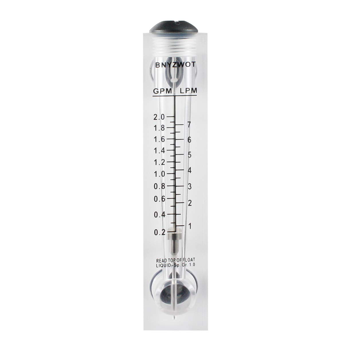 LZT M-15 0.2-2GPM 1-7LPM Water Flow Meter Panel Mount Type Flowmeters