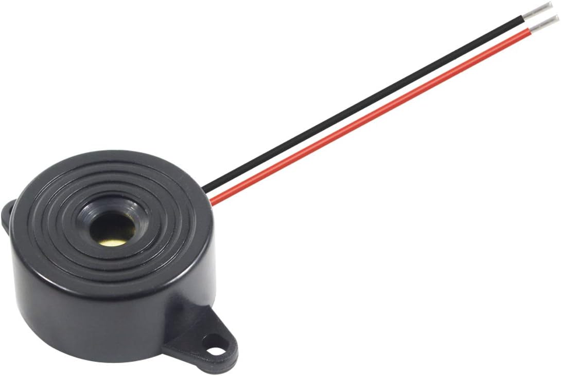 DC 3-24V Active Piezo Buzzer 85 db with Industrial Audio Inside 2-Wire Leads Electric Alarmer 10PCS