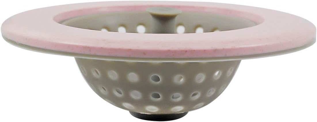 Kitchen Silicone Sink Strainer Garbage Disposal Strainer Sink Drain Catcher Plug Drain Cover Kitchen Sink Basket for Kitchen Sinks Silicone Pink 4 Pack