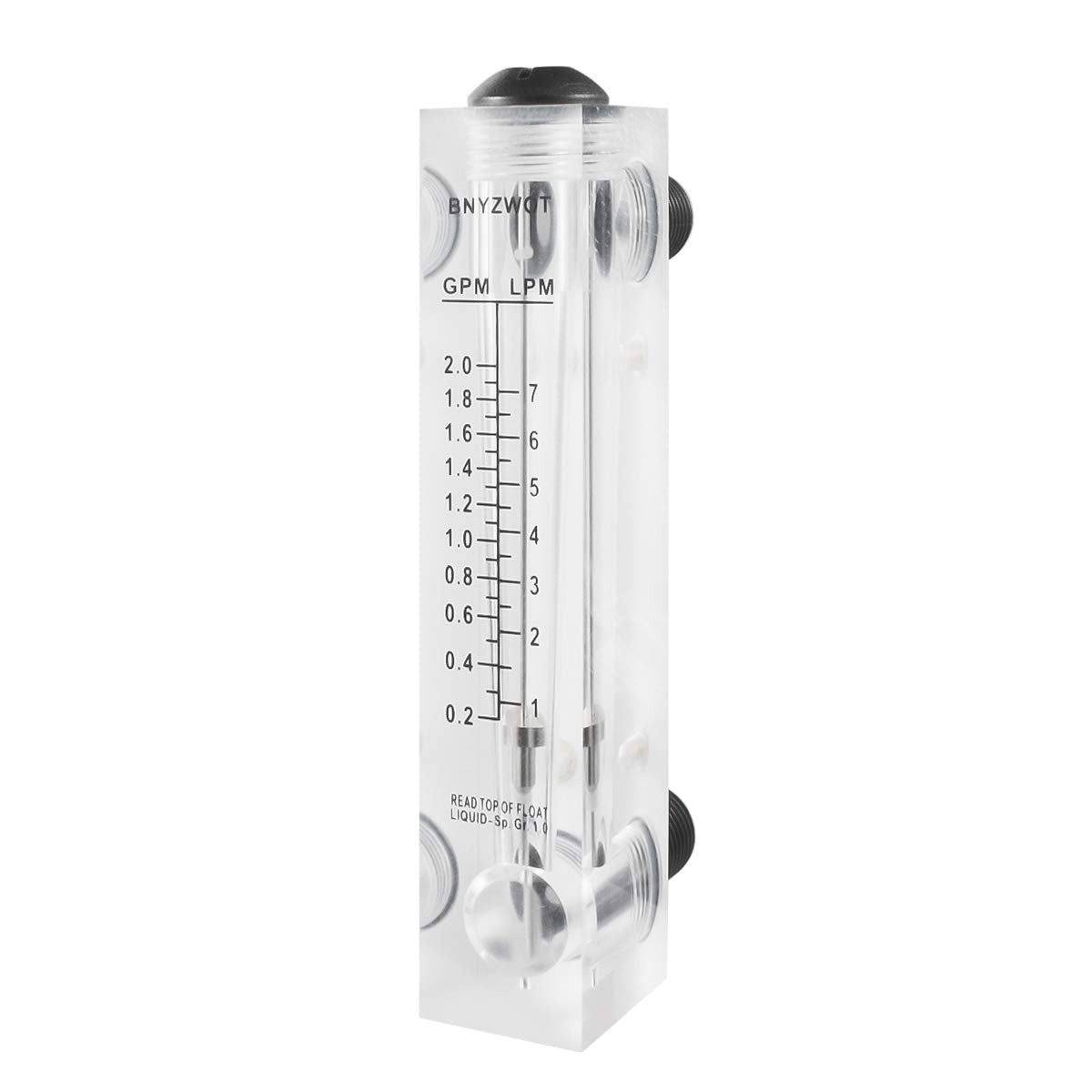 LZT M-15 0.2-2GPM 1-7LPM Water Flow Meter Panel Mount Type Flowmeters