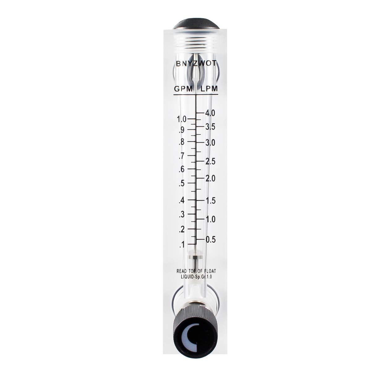 Water Liquid Flow Meter Tool Flowmeter Instrument M-15 0.1-1GPM 0.5-4LPM