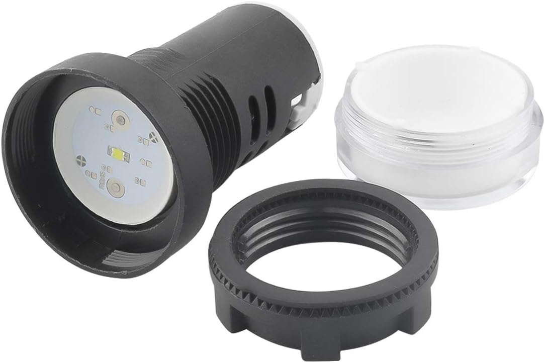 24V 20mA Energy Saving LED Indicator Light Installation Hole Size 22mm (7/8 inch) red10pcs