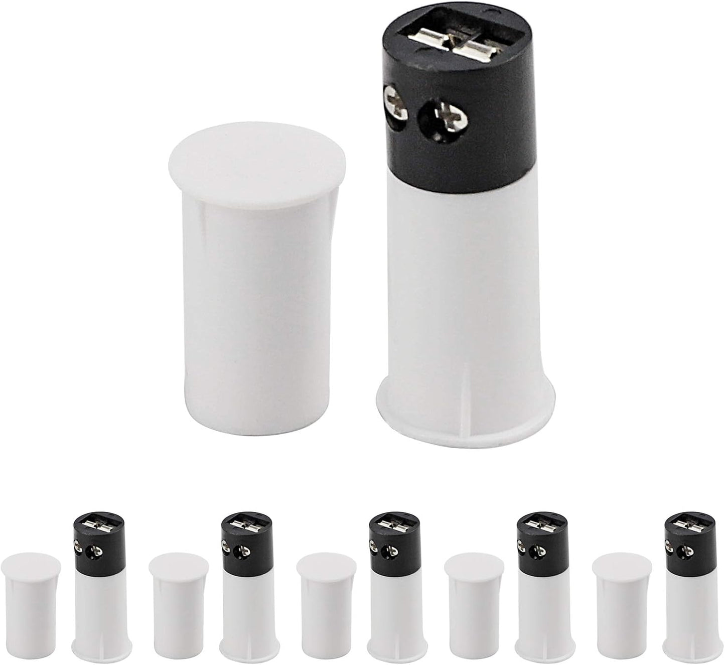 MC-33C Normally Closed Recessed Window Door Contact Sensor Alarm Magnetic Reed Switch 5 Sets