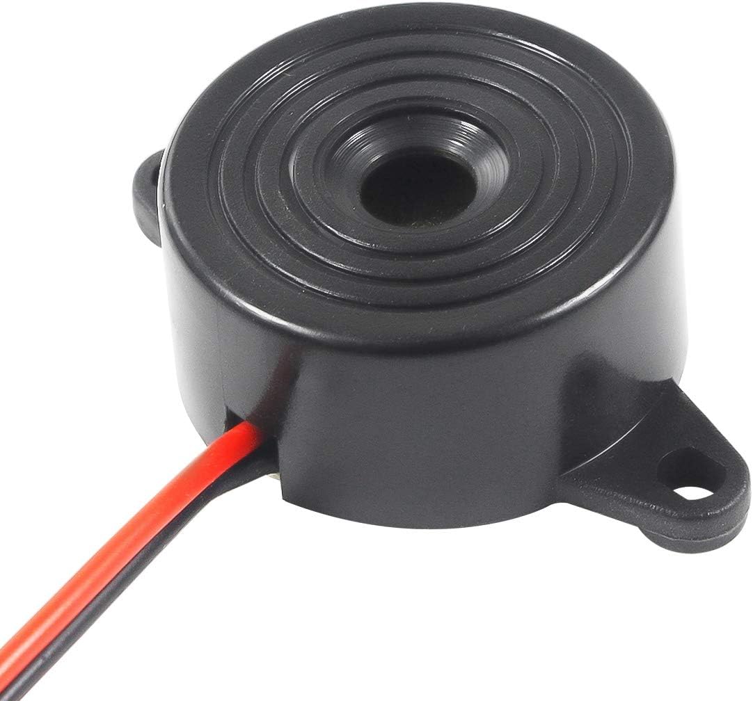 DC 3-24V Active Piezo Buzzer 85 db with Industrial Audio Inside 2-Wire Leads Electric Alarmer 10PCS