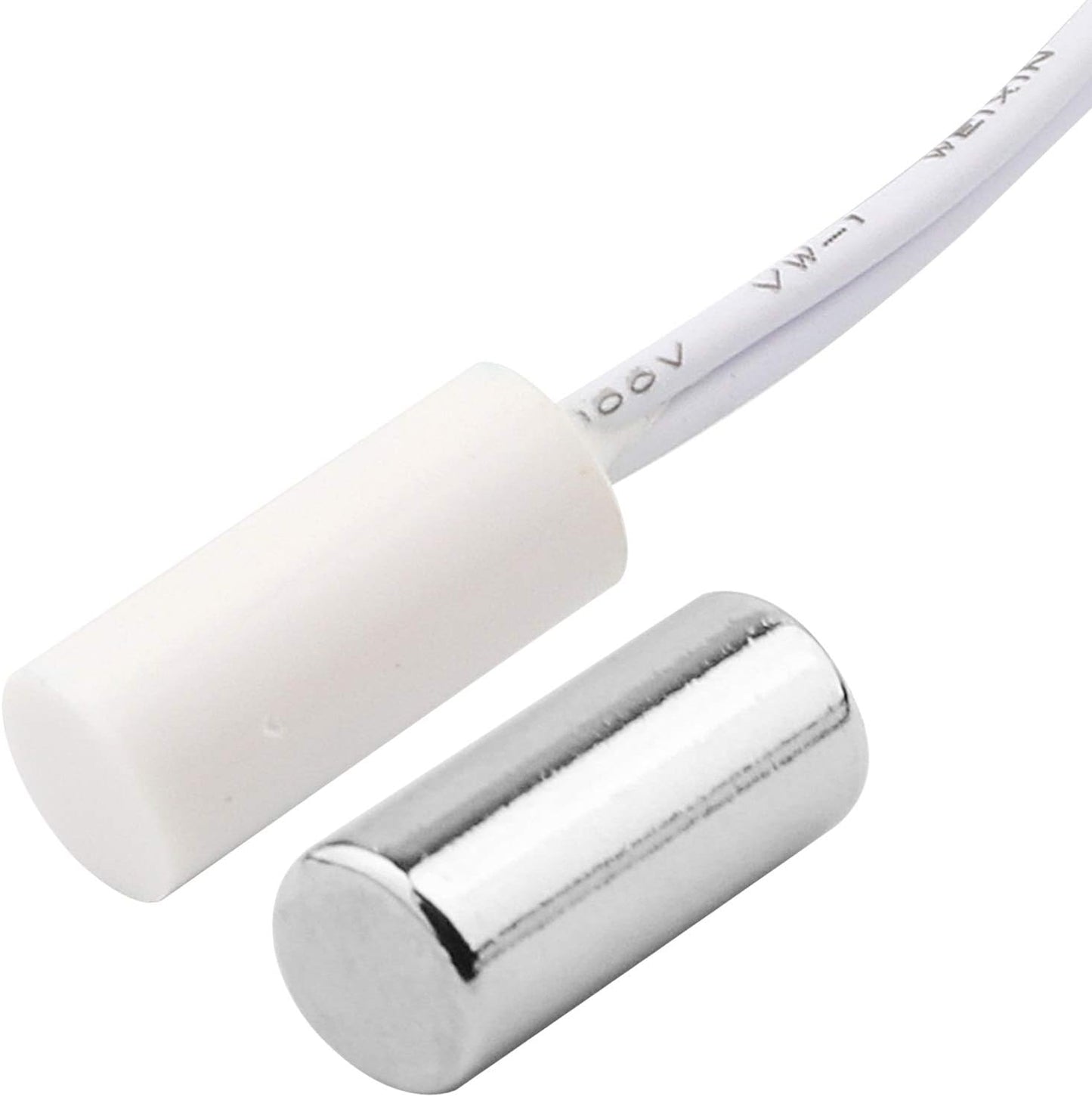 MC-34A NC (Normally Closed) Recessed Window Door Contact Sensor Alarm Magnetic Reed Switch White - (5 Sets)
