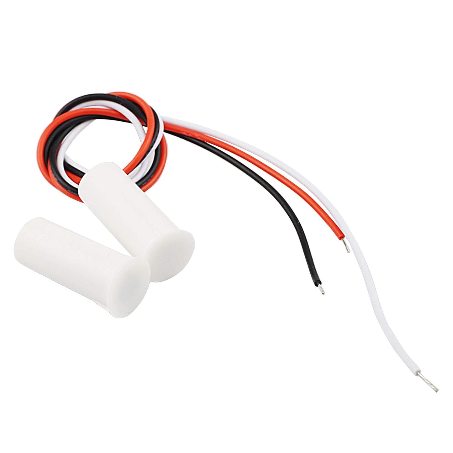 RC-35 NC & NO Wired Magnetic Door Window Contact Sensor Switch Contact Sensor Alarm Magnetic Reed Switch White - (5 Sets)