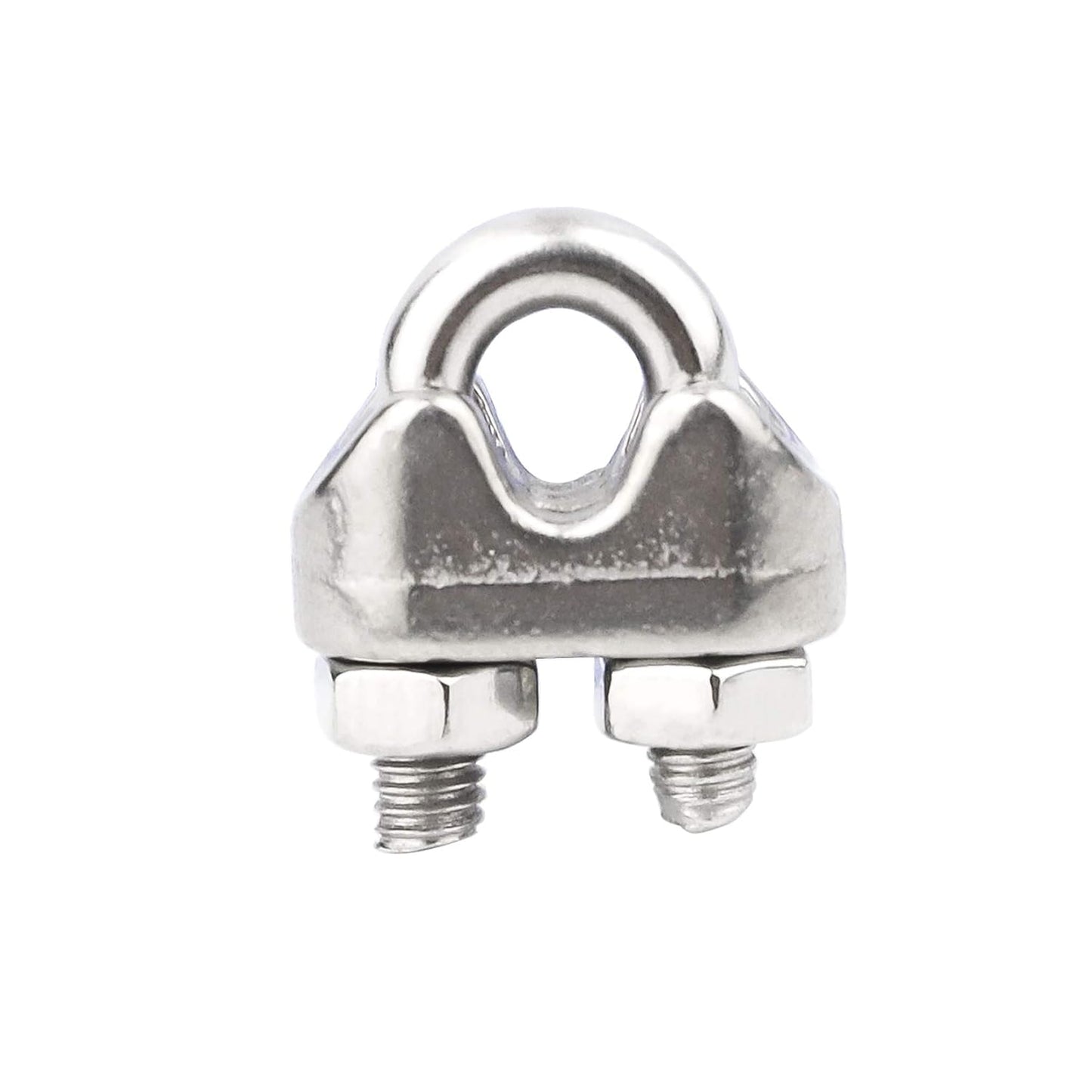 1/16 Inch M2 Stainless Steel Wire Rope Cable Clip Clamp Pack of 20