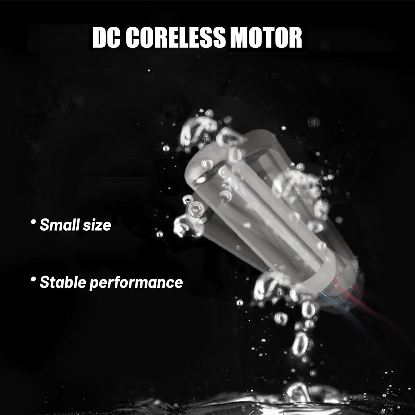 6 Pcs DC Coreless Vibration Motors 7x25mm Micro Vibrating Motors 1-6V 8000-20000RPM for Electronic Vibration equipments and DIY Projects