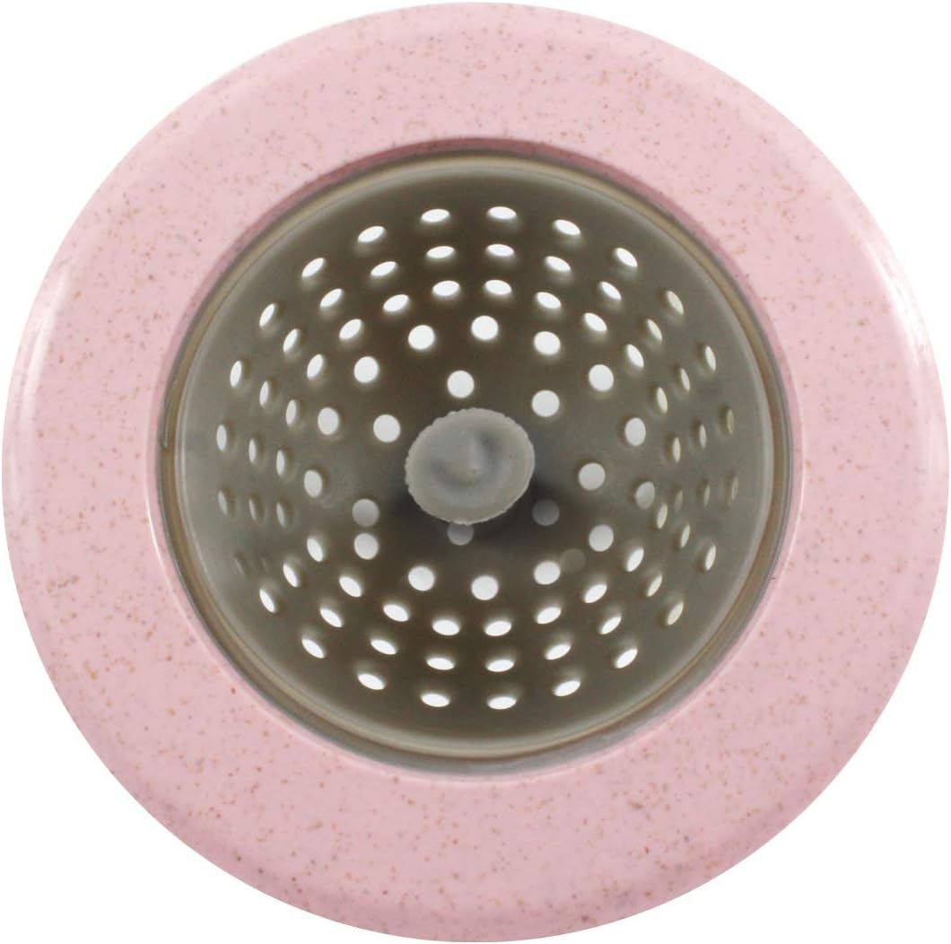 Kitchen Silicone Sink Strainer Garbage Disposal Strainer Sink Drain Catcher Plug Drain Cover Kitchen Sink Basket for Kitchen Sinks Silicone Pink 4 Pack