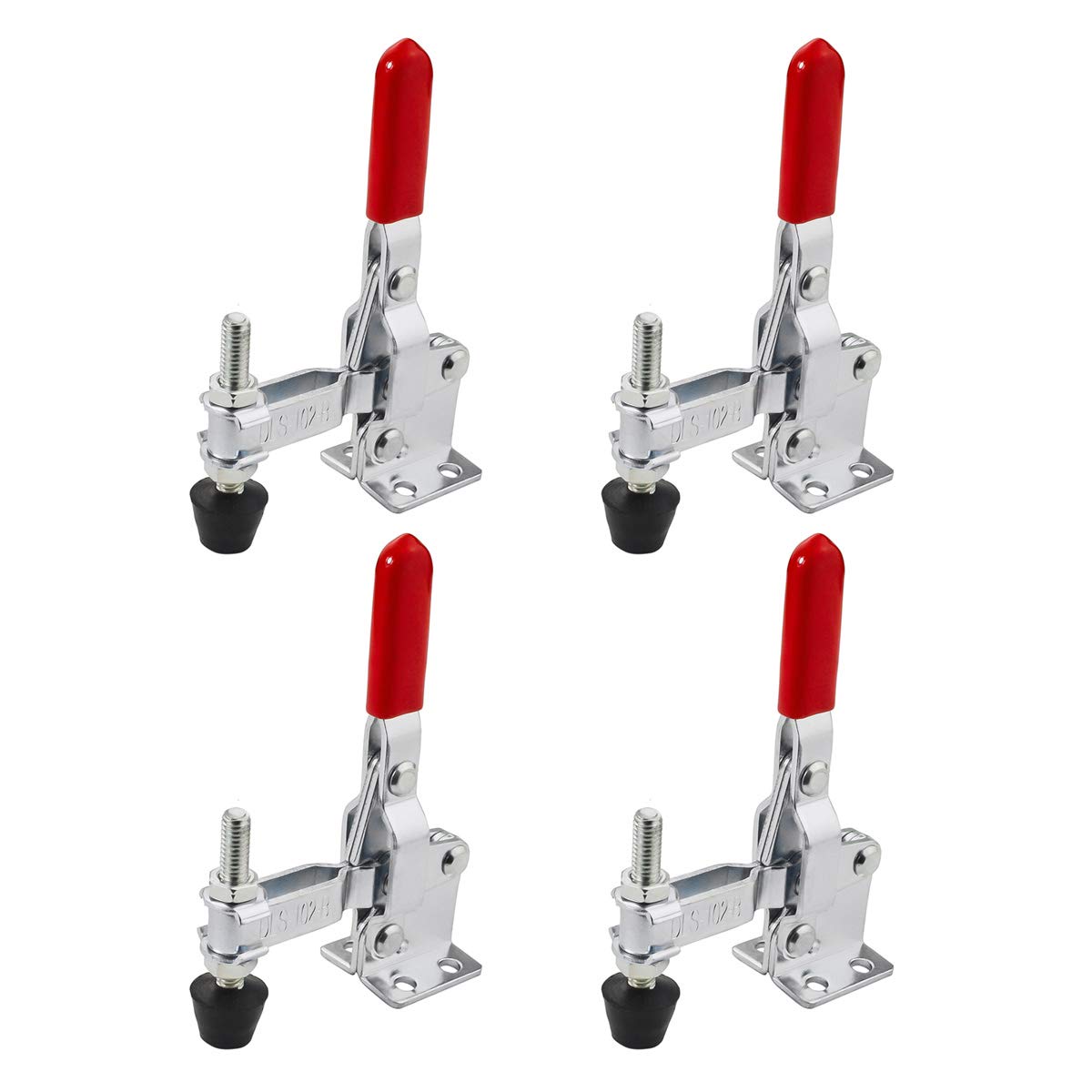 Toggle Clamps Latch Vertical Quick-Release Toggle Clamp Antislip Holding Capacity 220 lbs Tool 101B 100Kg 4 Pack