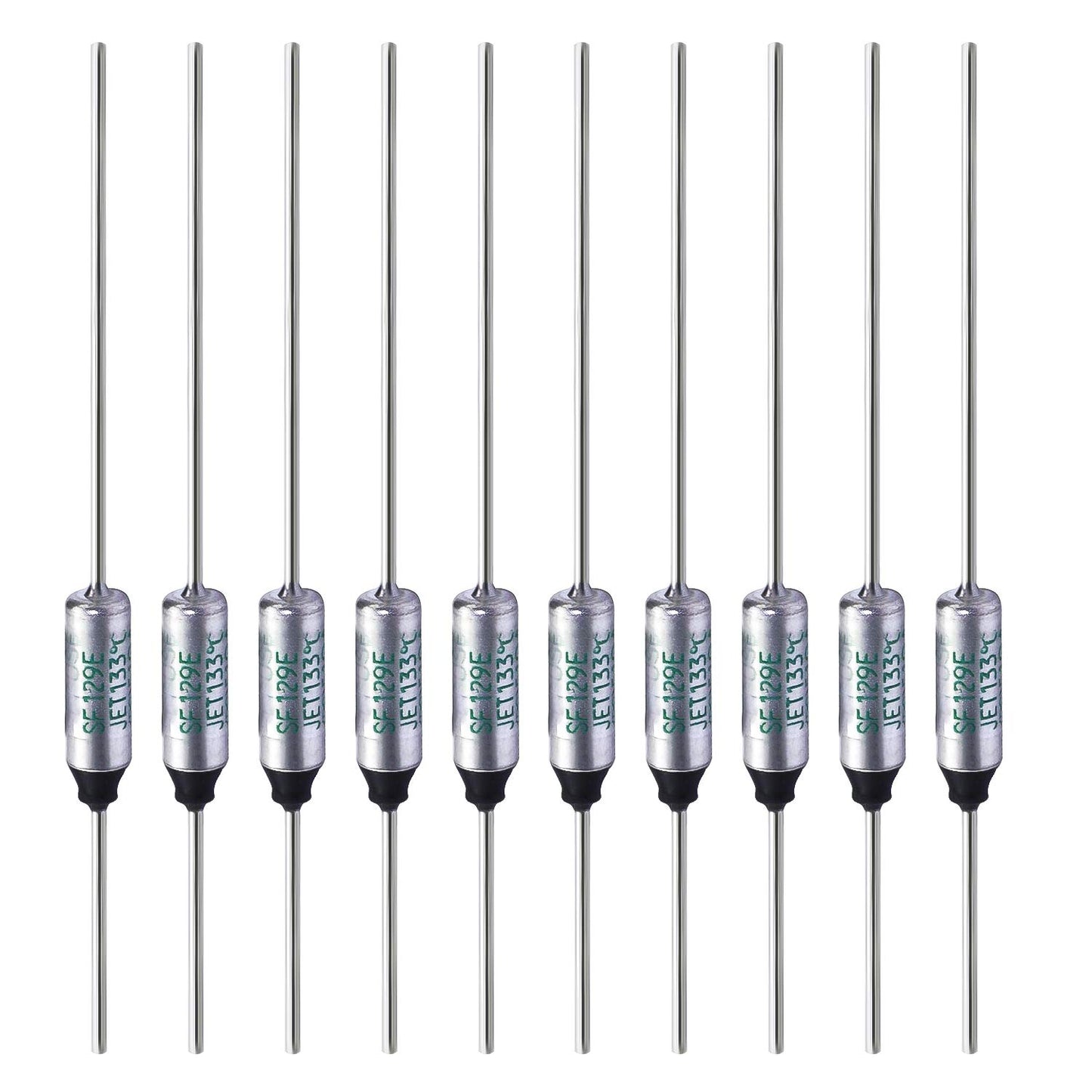 SF70E-73 Degree Metal Thermal Cutoffs Thermal Fuse 10A 250V for Motor Transformer Electric Industrial Home Appliance 10Pcs