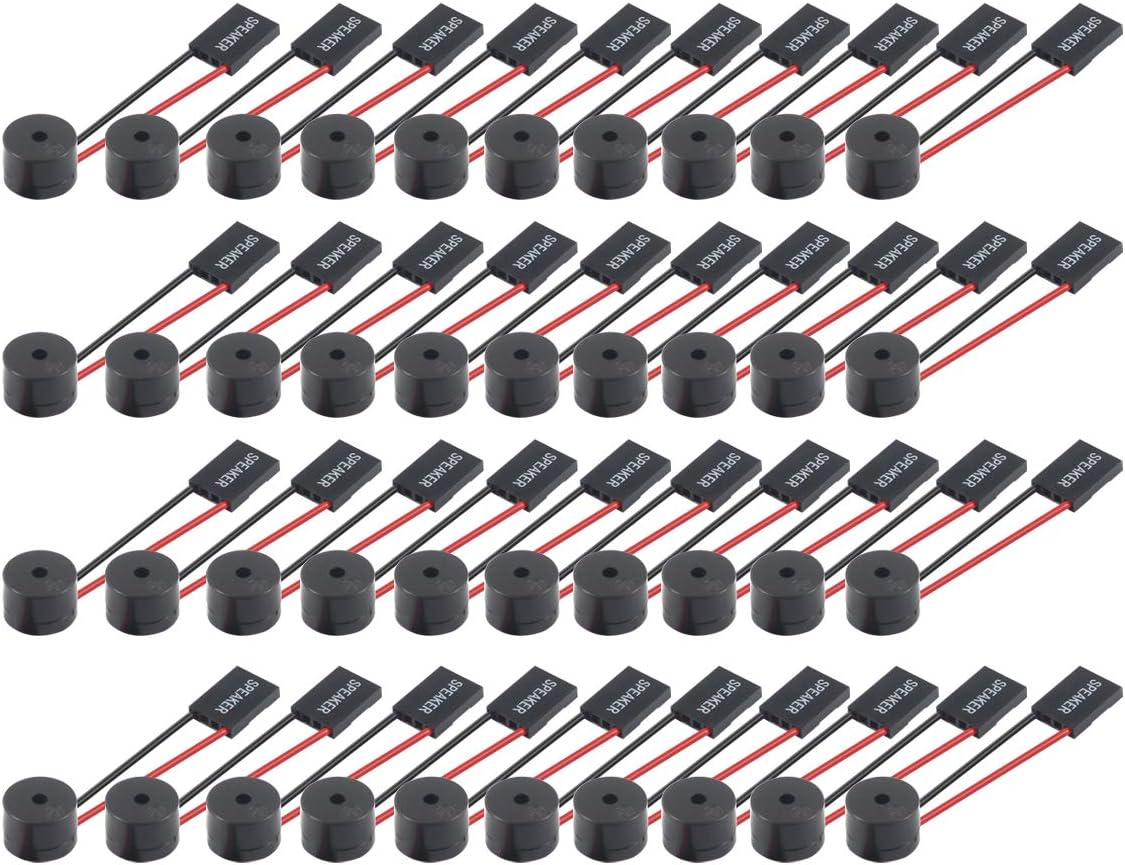 PC Motherboard Mini Speaker Desktop Computer Case DIY Internal Code Mini Plug Beep Alarm Buzzer 40Pcs