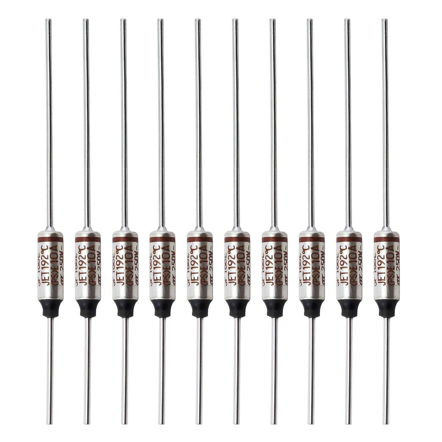 SF70E-73 Degree Metal Thermal Cutoffs Thermal Fuse 10A 250V for Motor Transformer Electric Industrial Home Appliance 10Pcs