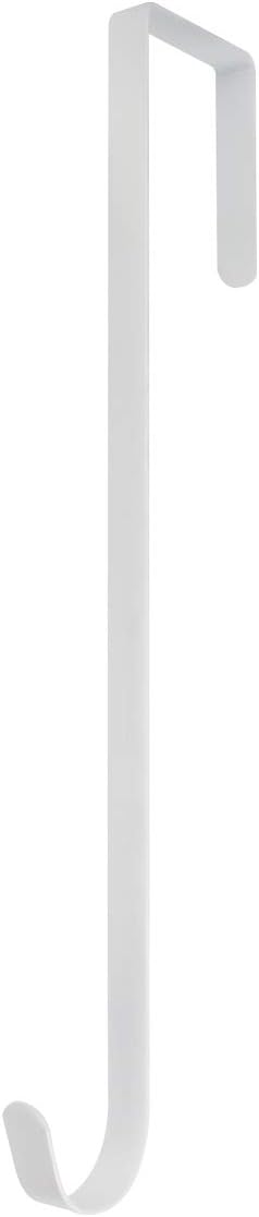 15 Inches Heavy Duty Wreath Hanger for Front Door Door Large Wreath Hanger Christmas Wreaths Decorative Hook Premium Sturdy Metal White