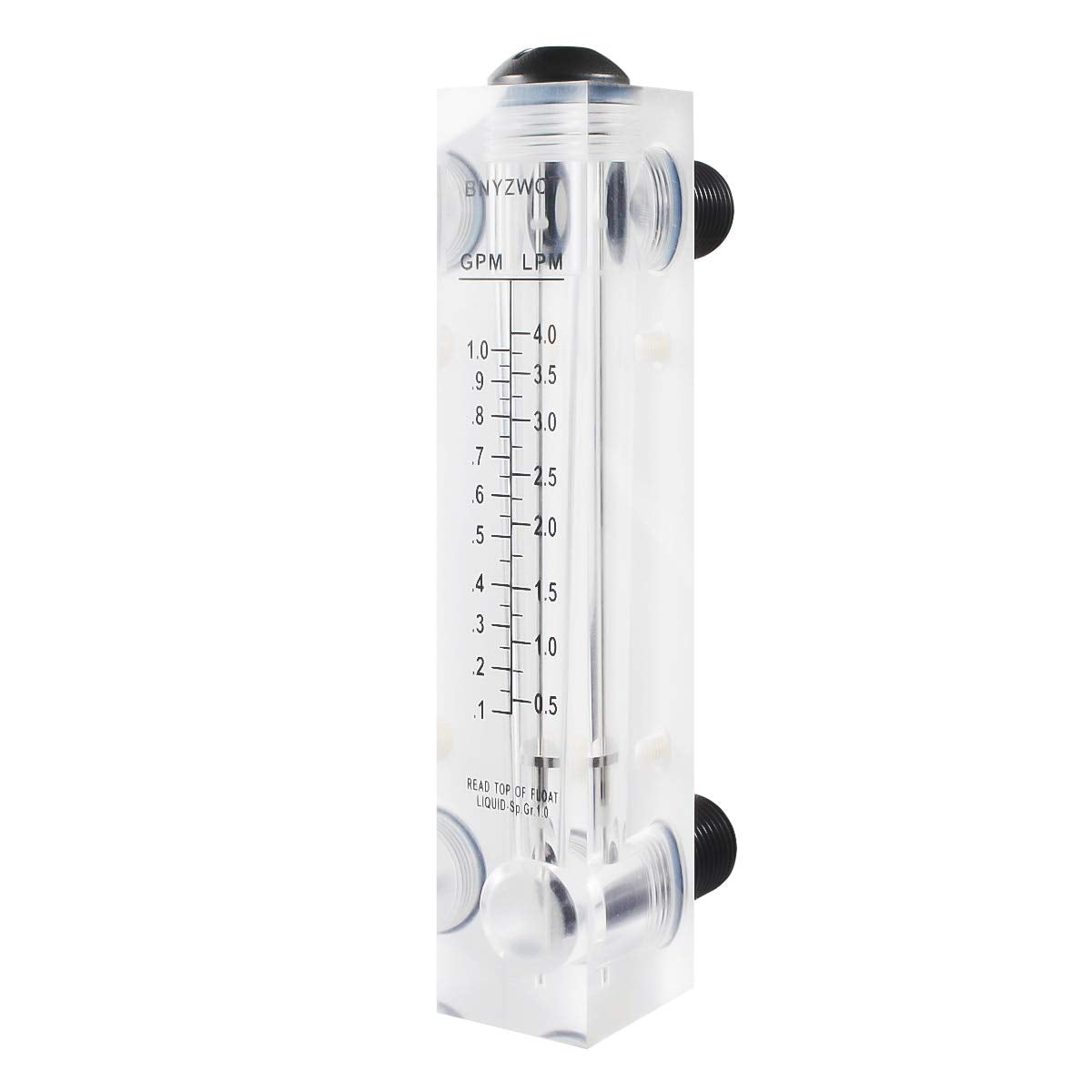Tubig Liquid Daloy ng Metro Flowmeter 1/2 PT Thread M-15 0.1-1GPM 0.5-4LPM