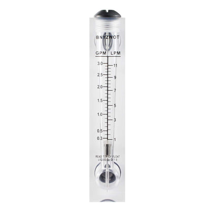 LZT M-15 0.3-3GPM 1-11LPM Water Flow Meter Panel Mount Type Flowmeter