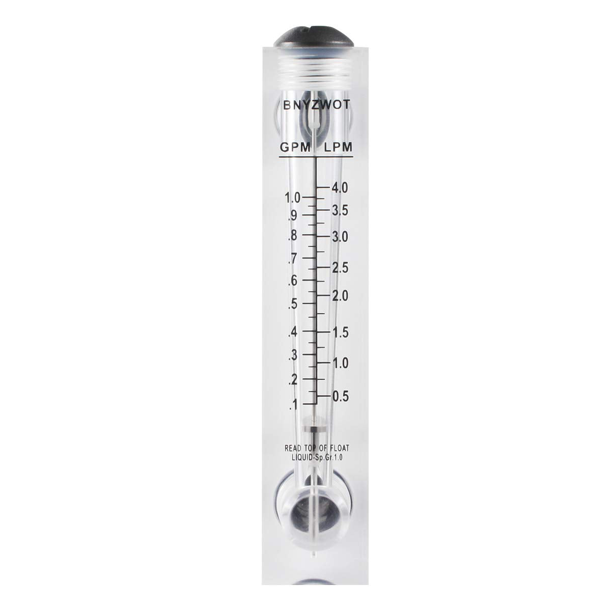 Tubig Liquid Daloy ng Metro Flowmeter 1/2 PT Thread M-15 0.1-1GPM 0.5-4LPM
