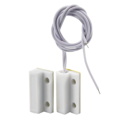 MC-38 Surface Mount Wired NC Door Sensor Alarm Magnetic Reed Switch White 10 Pair