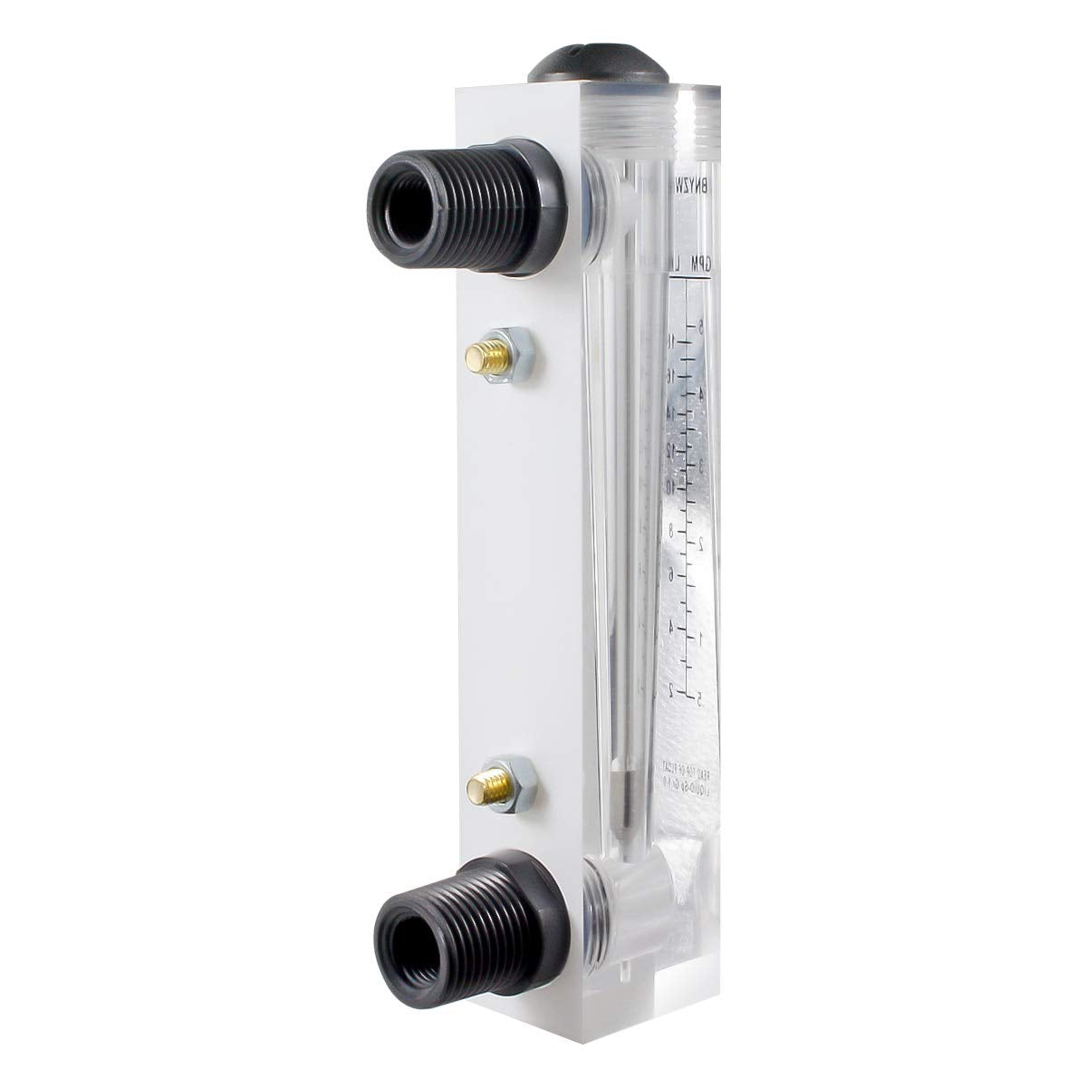Water Flow Meter Panel Mount Type Flowmeter M-15 0.5-5GPM 2-18LPM