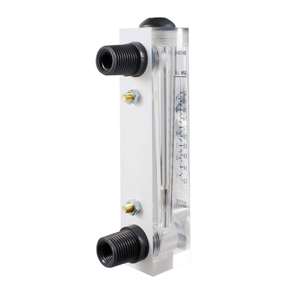 LZT M-15 0.2-2GPM 1-7LPM Water Flow Meter Panel Mount Type Flowmeters