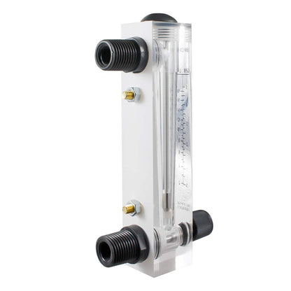 Adjustable Knob Water Flow Meter Panel Type Flowmeter M-15 0.5-5GPM 2-18LPM