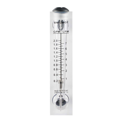 LZT M-15 0.2-2GPM 1-7LPM Water Flow Meter Panel Mount Type Flowmeters