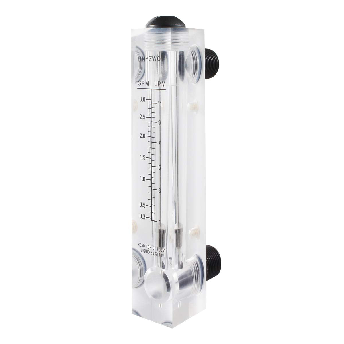 LZT M-15 0.3-3GPM 1-11LPM Water Flow Meter Panel Mount Type Flowmeter
