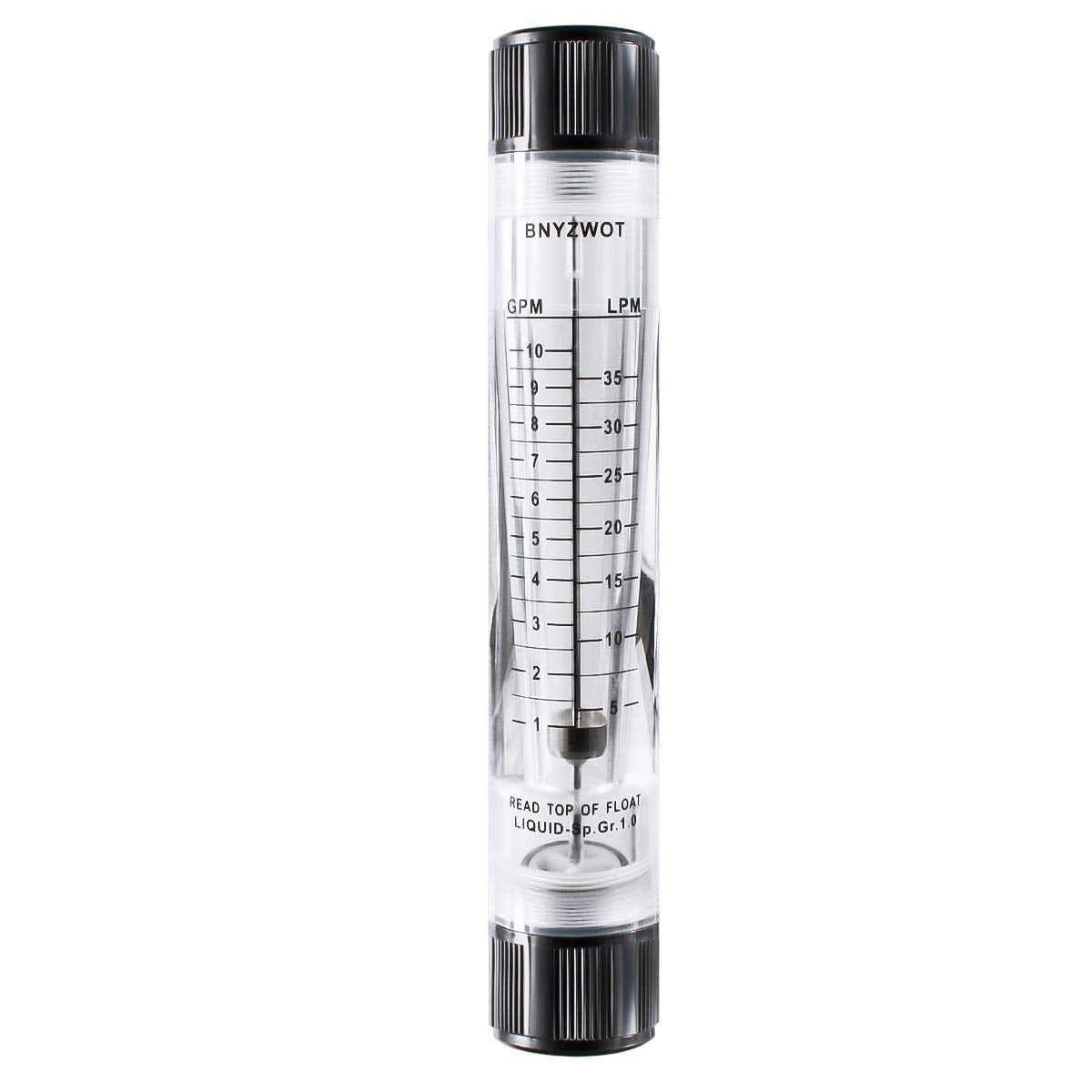 Pipe Liquid Flow Meter Plexiglass Flowmeter G1 Thread G-25 1-10GPM 5-35LPM
