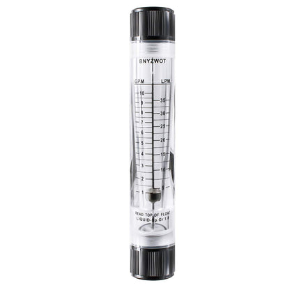 Pipe Liquid Flow Meter Plexiglass Flowmeter G1 Thread G-25 1-10GPM 5-35LPM