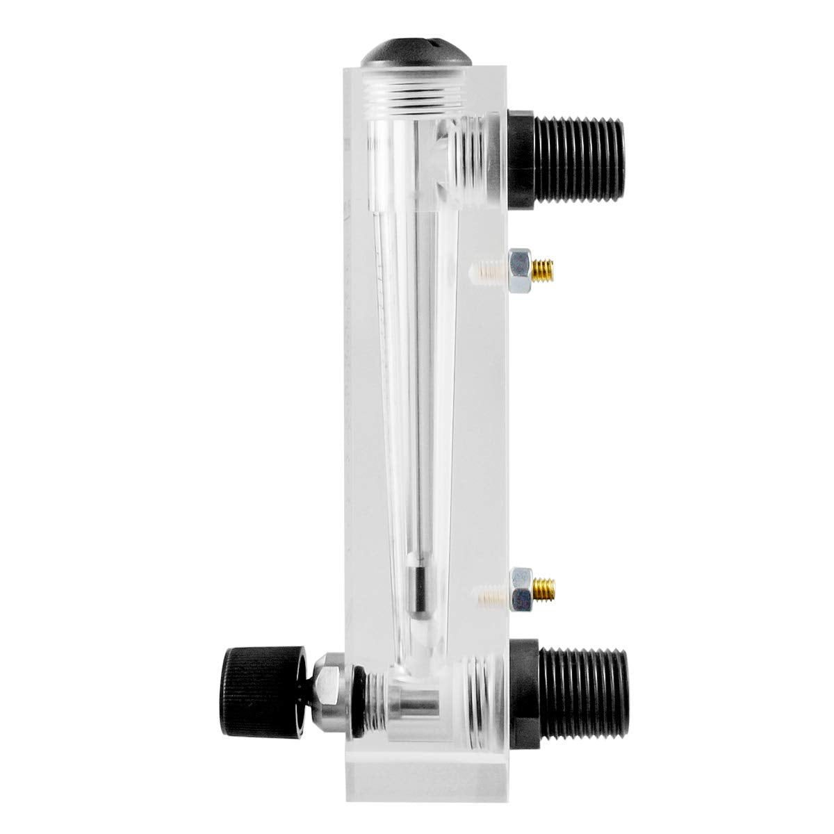Adjustable Knob Water Flow Meter Panel Type Flowmeter M-15 0.5-5GPM 2-18LPM