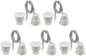 Recessed Door Contacts NC Security Alarm Window Sensors With Magnetic Reed Switch. 3⁄4 Inch Door Contact Position Switches DCS Work with All Access Control and Burglar Alarm Systems White 5pcs