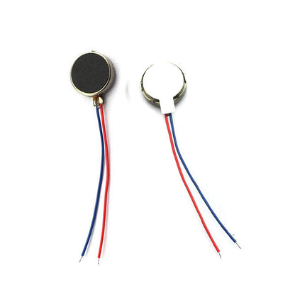 20PCS 10mmx3mm Mini Vibration Motors DC 3V 12000rpm Flat Coin Button-Type Micro DC Vibrating Motor for Mobile Cell Phone Pager Tablet Household Appliances