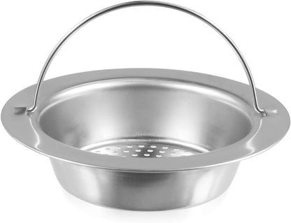Drains Strainers 4 Pack Upgrade Kitchen Sink Strainer with Handle, Premium Stainless Steel Sink Garbage Disposal Stopper Mesh Basket, Stainless Steel Kitchen Sink Basket Strainer 4.33"