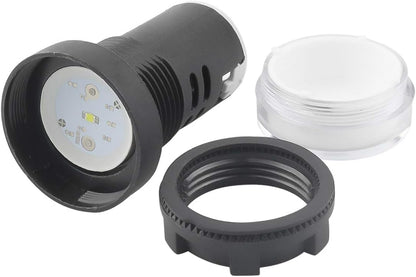 24V 20mA Energy Saving LED Indicator Light Installation Hole Size 22mm (7/8 inch) red10pcs