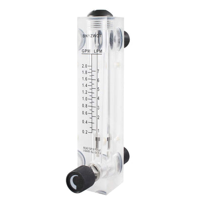 Tubig Liquid Daloy ng Metro Flowmeter 1/2 PT Thread M-15 0.2-2GPM 1-7LPM