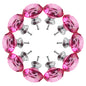 Crystal Glass Cabinet Knobs 30mm Diamond Shape Drawer Kitchen Cabinets Dresser Cupboard Wardrobe Pulls Handles 10 Pcs
