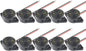 10PCS SFM-27 DC 3-24V Alarm Siren Electronic Piezo Active Buzzer, 95dB High Decibel Continuous Beep Speaker for Arduino