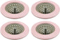 Kitchen Silicone Sink Strainer Garbage Disposal Strainer Sink Drain Catcher Plug Drain Cover Kitchen Sink Basket for Kitchen Sinks Silicone Pink 4 Pack